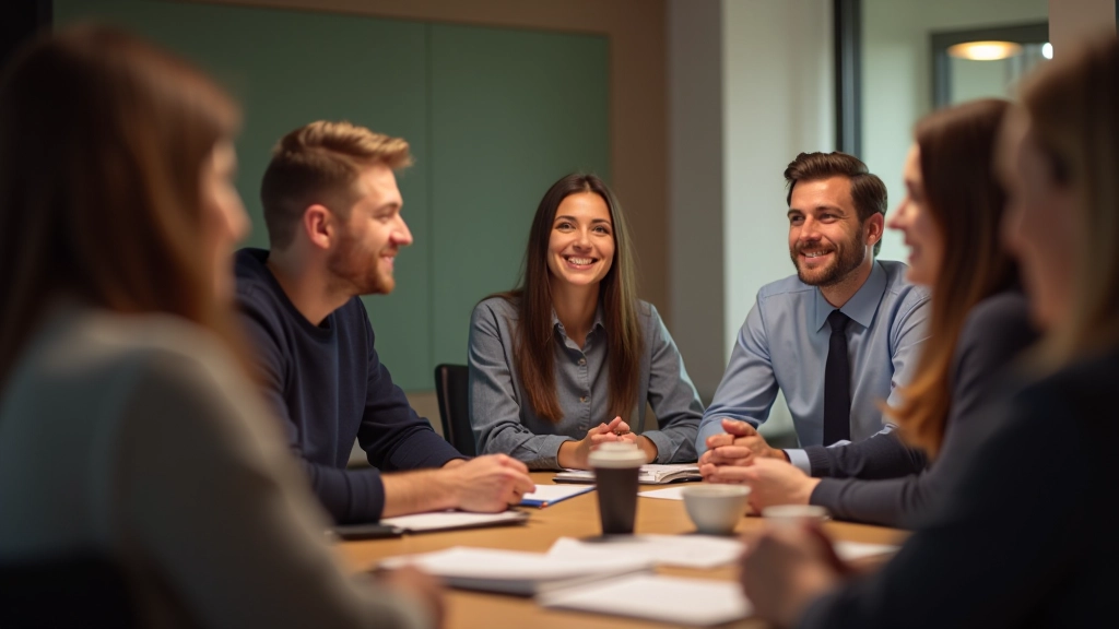 Lidé v diskusi během školení